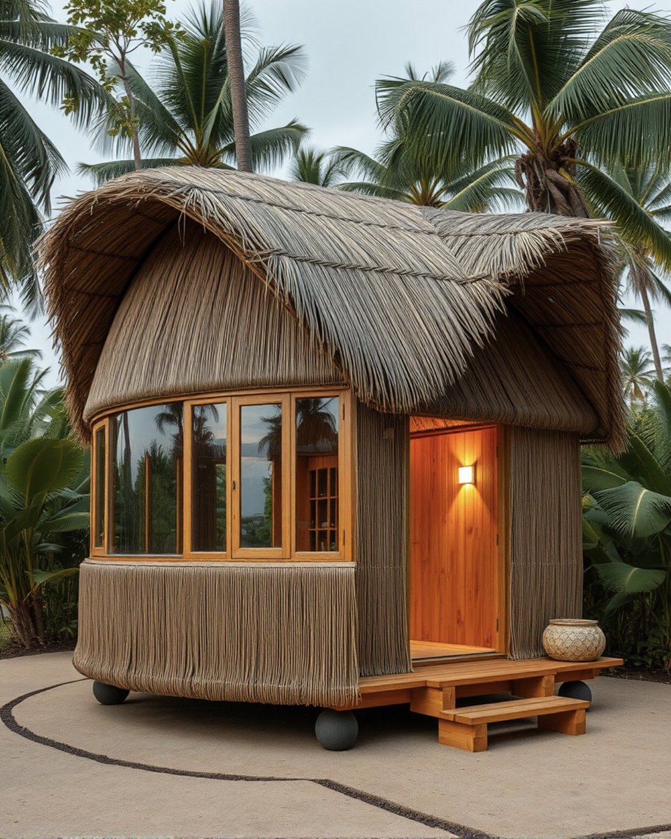 elitogold's tweet photo. AIArt: Modern Nipa Hut https://t.co/8cNUNdW8IK