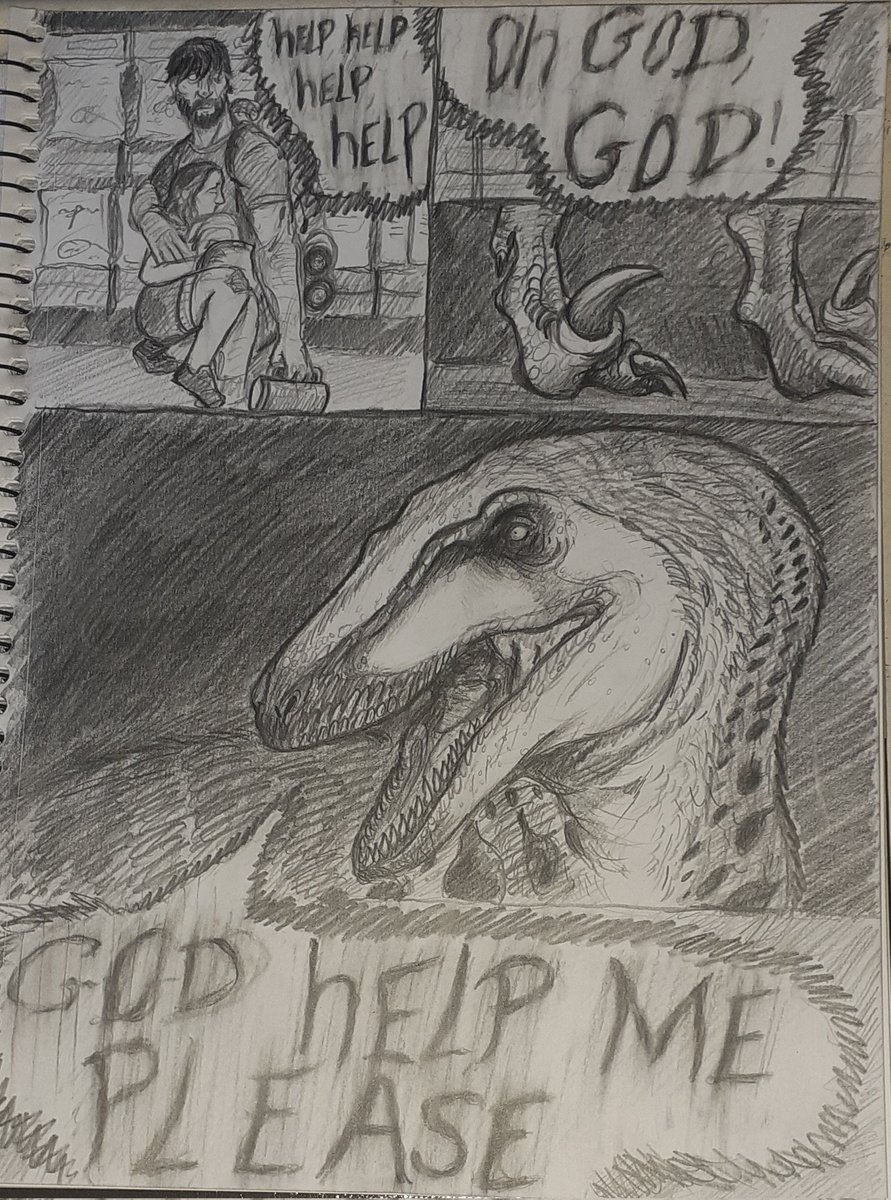 RafaMJ0307's tweet image. "The Natives of the island Saint-Hubert believe that a ancient spirit haunts its jungles since the arrival of Biosyn in here. They tell me stories of it stealling tongues of it's victims, and using their voices to lure others..." #JurassicWorldRebirth #JurassicWorld