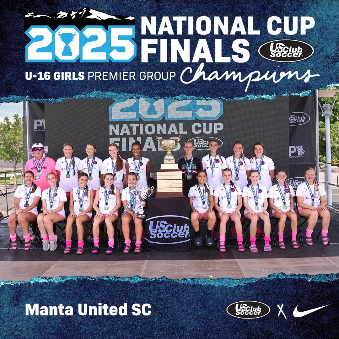 USClubSoccer's tweet photo. And then our U-15 and U-16 champions 🤩⬇️ https://t.co/PdZmSiGYlR