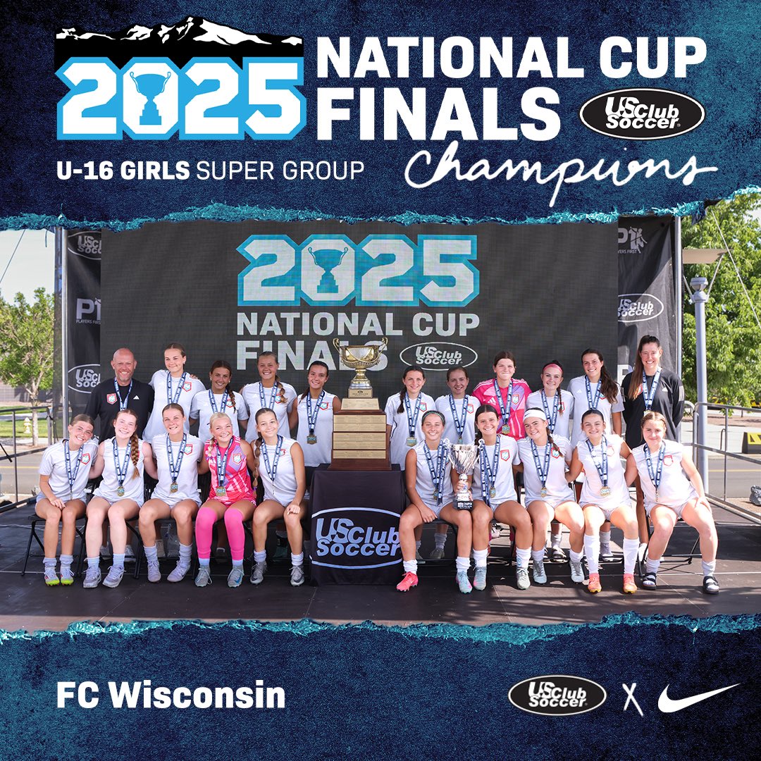USClubSoccer's tweet photo. And then our U-15 and U-16 champions 🤩⬇️ https://t.co/PdZmSiGYlR