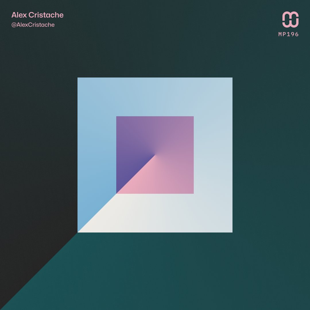 AlexCristache's tweet image. Squares and gradients with the #MindfulPalettes no. 196 color palette.