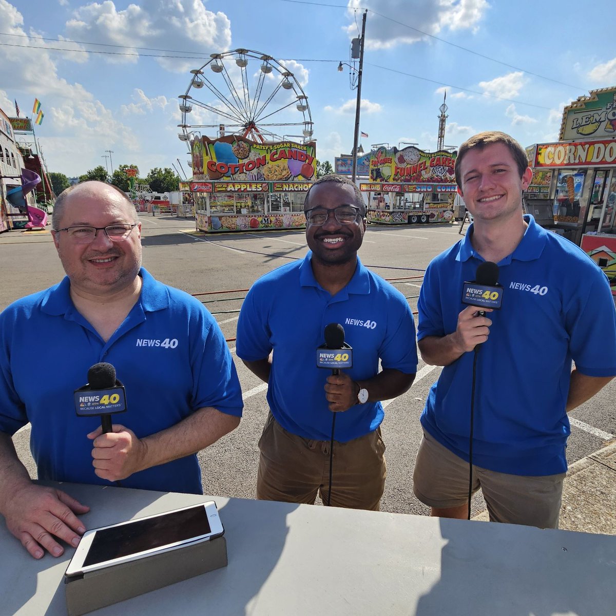 We're ready to go LIVE on News 40 at 5 and 6 TONIGHT from SOKY Fairgrounds. Tune in tonight to see the latest! #BecauseLocalMatters
