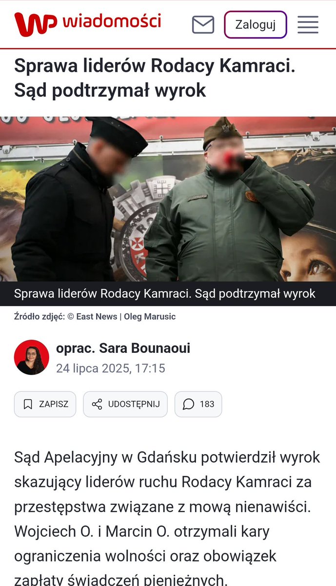 mic_marek's tweet image. Czyli jednak skazani 🥹
Czekamy na efekty pracy prokuratury dot. kolejnych dezinformatorów i prowokatorów.