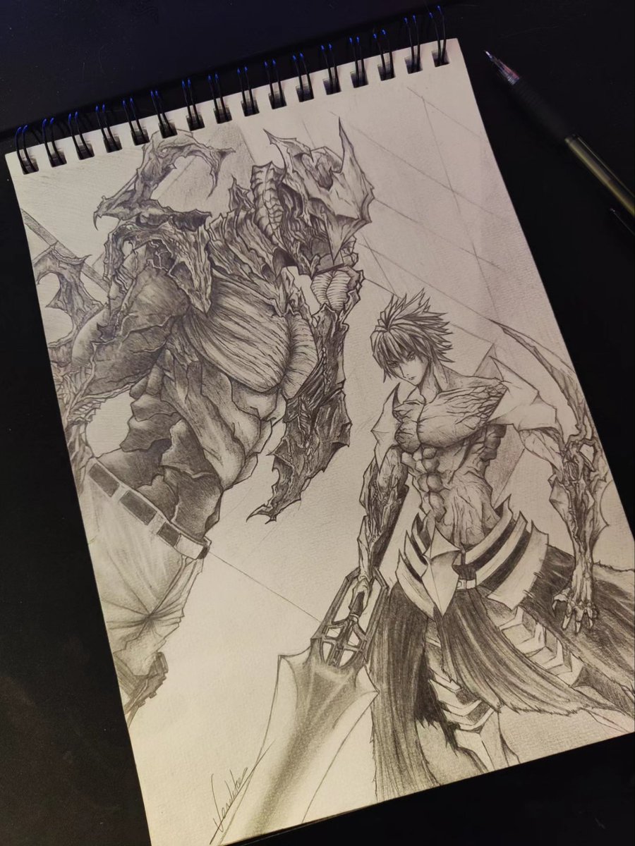Vendeta160's tweet photo. Waiting for orders.
On m'a longtemps conseillé de travailler ce style que j'aime beaucoup mais qui prend énormément de temps. Mais je suis content (pour l'instant 😅) du résultat.
#ownstyle #draw #drawing #demons #devil #devilform #projects #darkart https://t.co/QfGMlHQevl