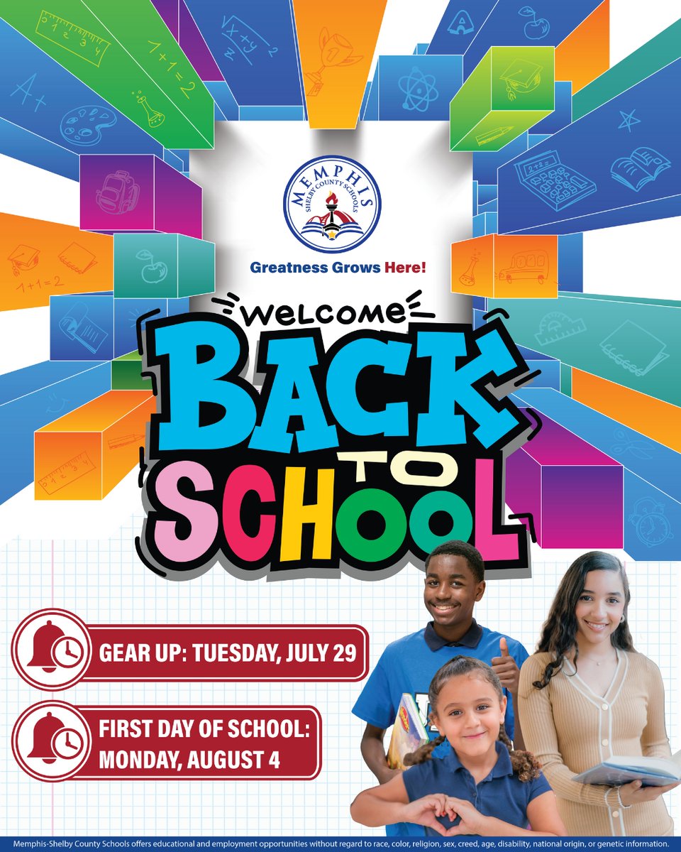 MSCSK12's tweet image. MSCS Family, the first day of school is right around the corner, and we want to help you start strong on August 4!

Get a head start on a smooth school year by checking off a few key to-dos: review your school’s supply list, confirm your child’s registration, and make sure…