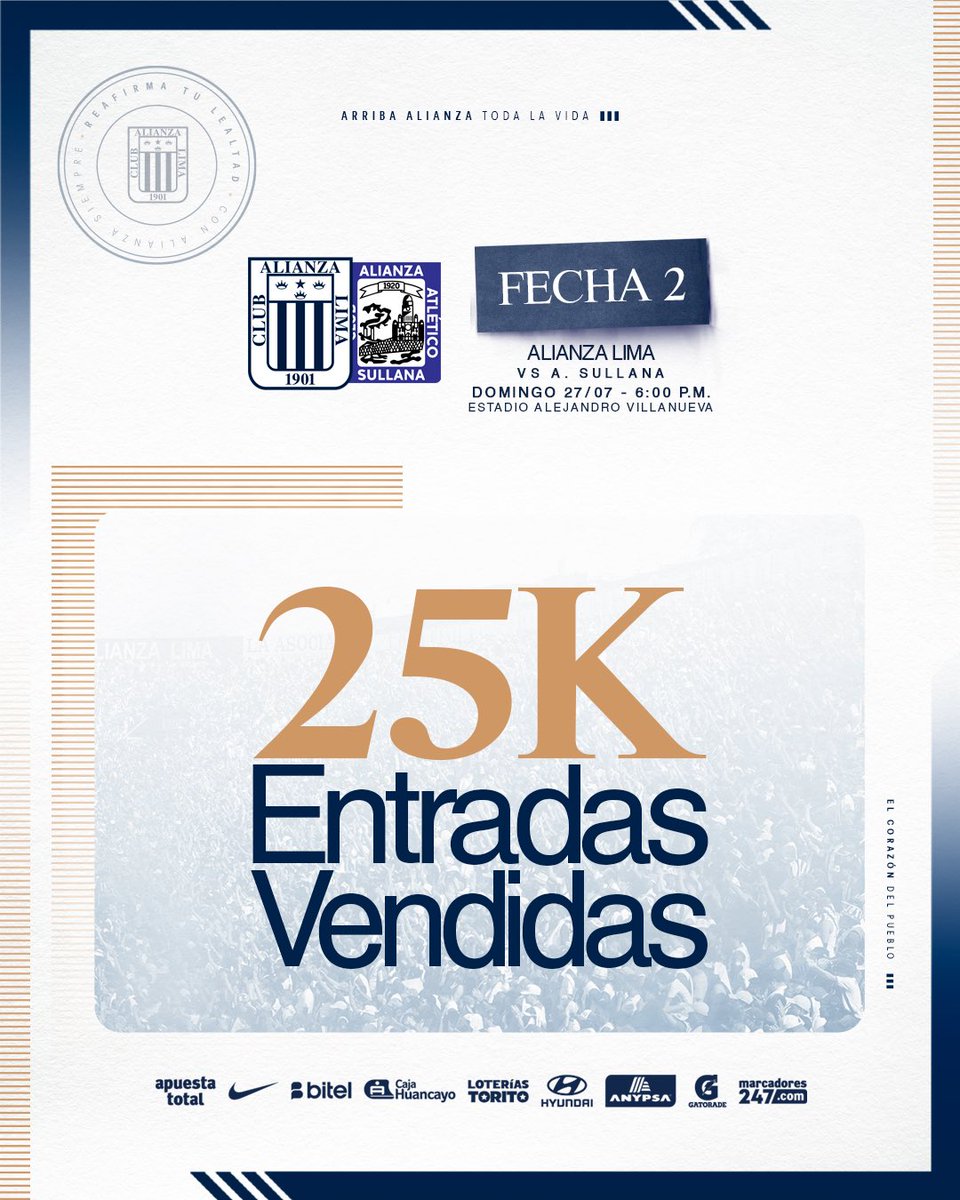 ClubALoficial's tweet image. ¡𝑬𝑵𝑪𝑬𝑵𝑫𝑨𝑴𝑶𝑺 𝑳𝑨 𝑪𝑨𝑳𝑫𝑬𝑹𝑨 𝑬𝑺𝑻𝑬 𝑫𝑶𝑴𝑰𝑵𝑮𝑶! 💙🔥
Adquiere tus entradas aquí ➡️ prime.joinnus.com/alianza-lima
#ConAlianzaSiempre
#AlianzaLima
#VamosPorMás