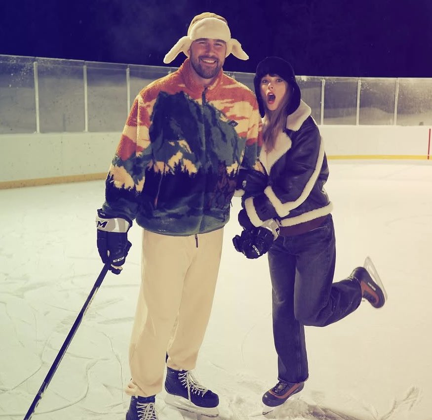 PopCrave's tweet photo. Travis Kelce posts photos with Taylor Swift to Instagram grid. https://t.co/LO0LRKmpRc