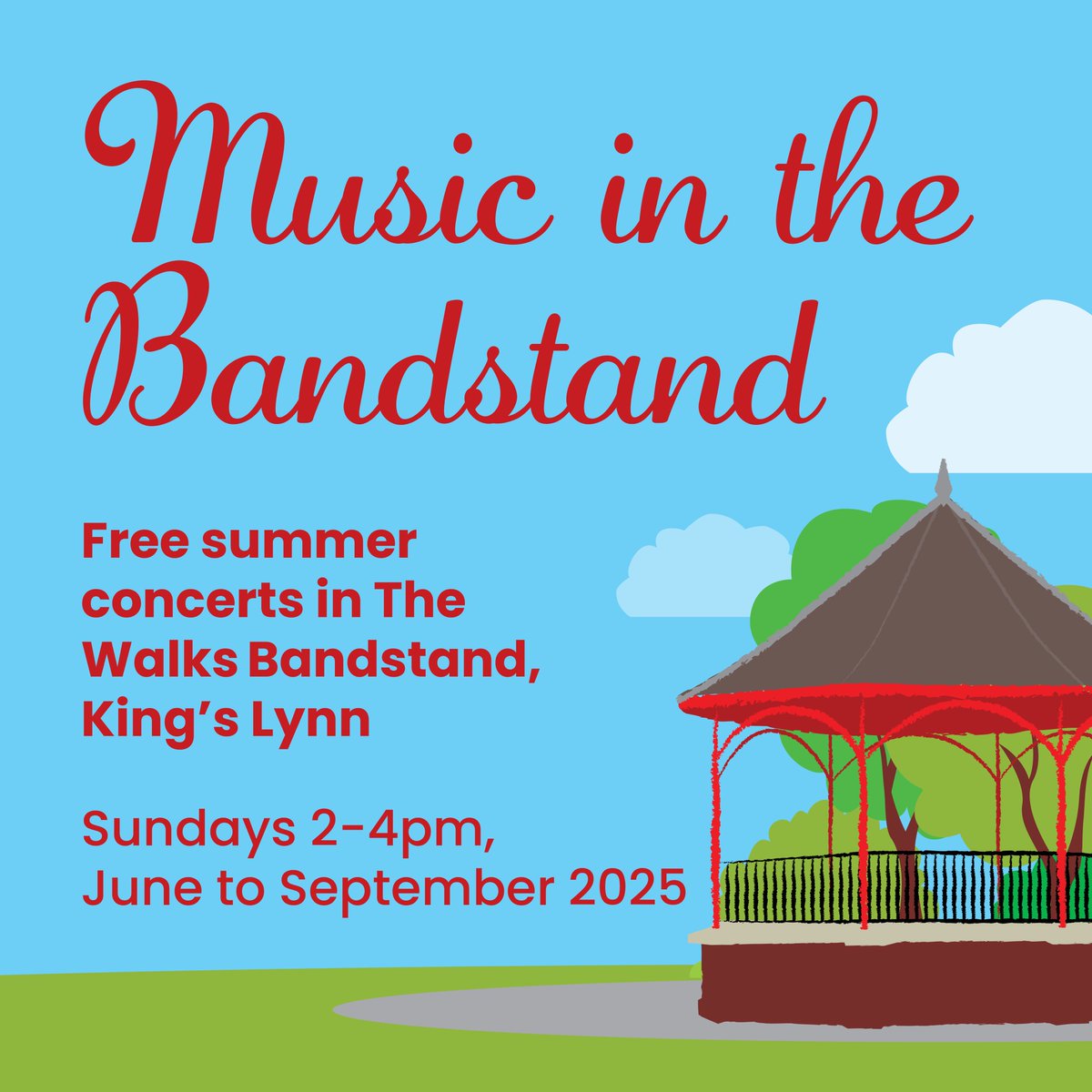 Music in the bandstand this afternoon in the Walks - allthingsnorfolk.com/events/music-i…