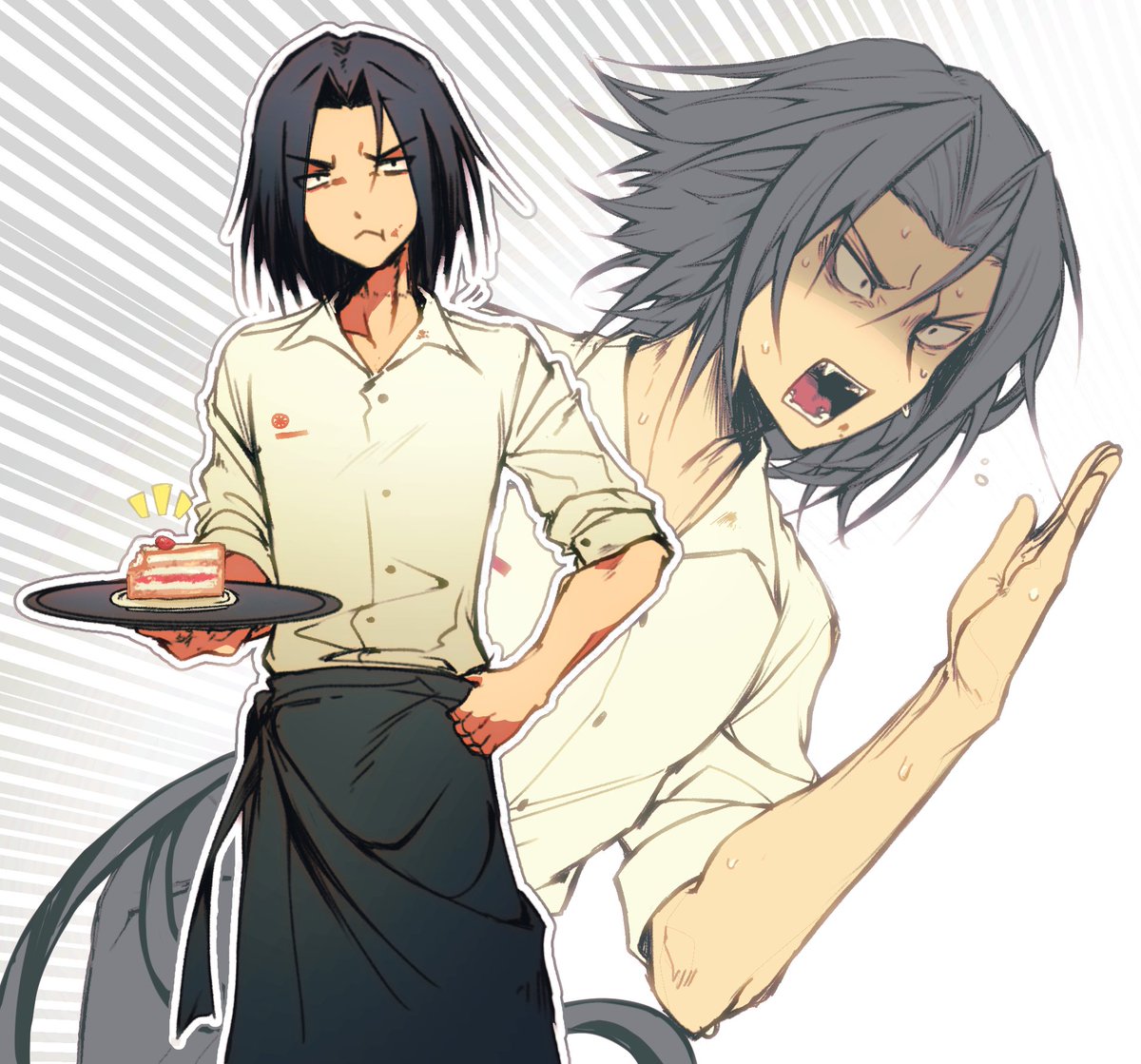 look at my waiter man i am NOT getting my order