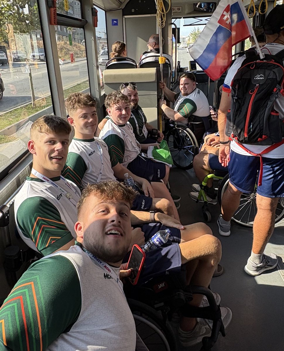 ParalympicsIRE's tweet image. En route to the opening ceremony! ๐
#TeamIreland