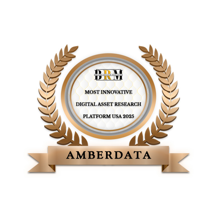 Amberdataio's tweet image. We’re proud to share that Amberdata has been named Most Innovative Digital Asset Research Platform – USA 2025 by The Brands Review Magazine Awards! 🏆
This recognition celebrates our commitment to pushing the boundaries of digital asset research and delivering best-in-class…