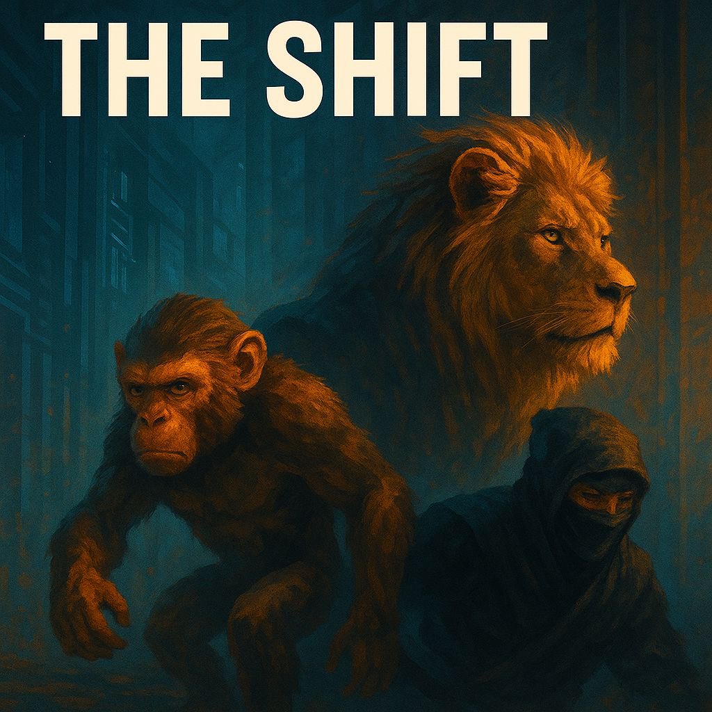 Day 31 – The Shift

You feel it, right?
The tempo’s changing.
The silence isn’t quiet it’s loaded.

#CHADETTE isn’t making noise.
She’s making pressure.

The kind that cracks floors.
That flips doubters.
That turns whispers into war cries.

🦁 The lion’s eyes are locked.
🐒 The