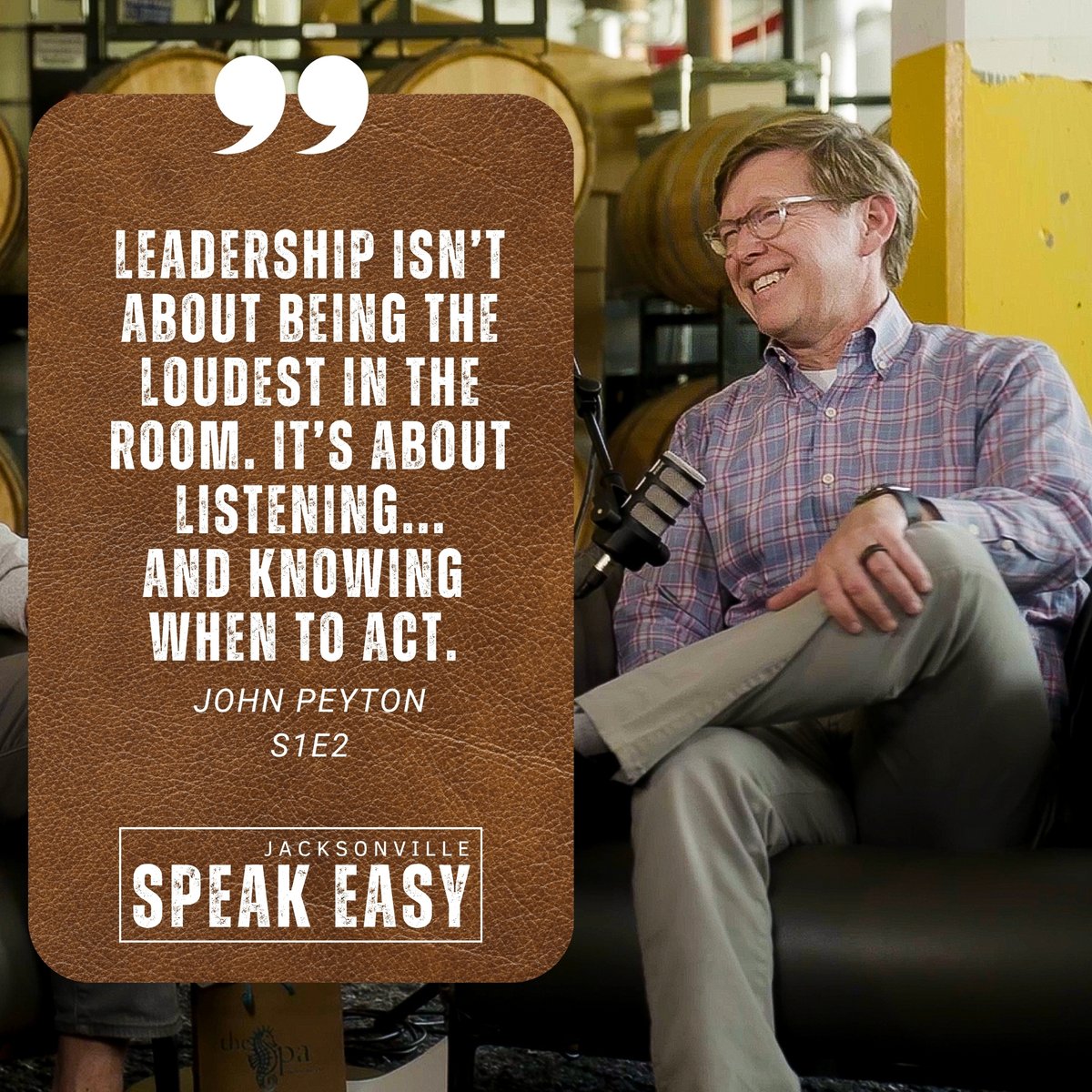 speakeasyjax's tweet image. ICYMI: Former mayor John Peyton shares why listening might just be a leader’s greatest strength. You can catch up on every episode of Season 1 here: linktr.ee/speakeasyjax