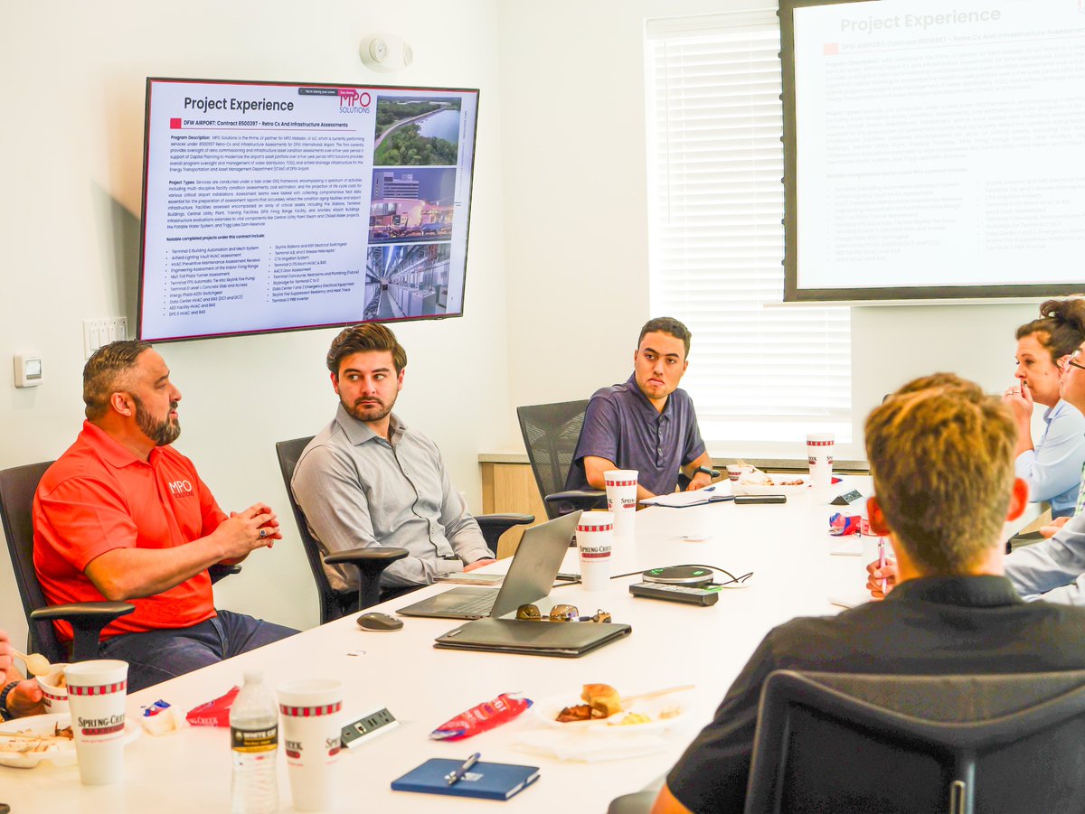 SourceBLDG's tweet image. Another M.E.C.A. Learning Series is in the books! Thanks to our partners from MPO Solutions LLC for making time to discuss the importance of commissioning on projects.
#SBG #LunchandLearns #MPOSolutions #ServiceExcellence