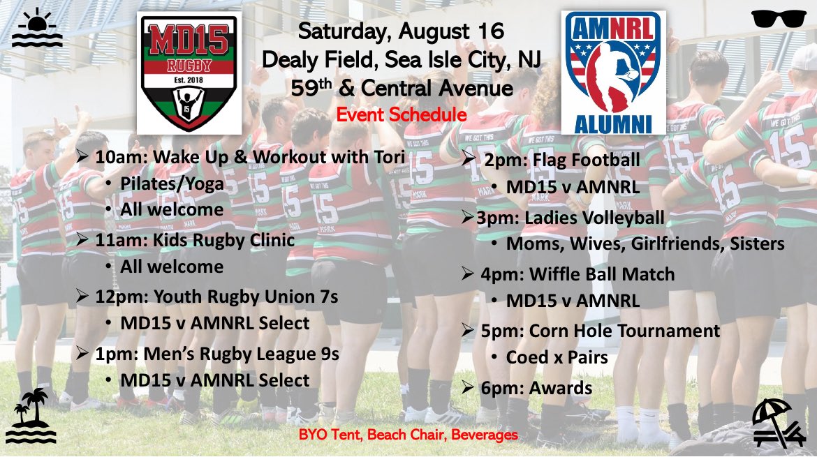 davidniu7's tweet image. See you at the shore! #MD15 @amnrl @USA_Tomahawks @HawkRugby @AuksRugby Pass the word! 🏉🏈🏐⚾️🧲
