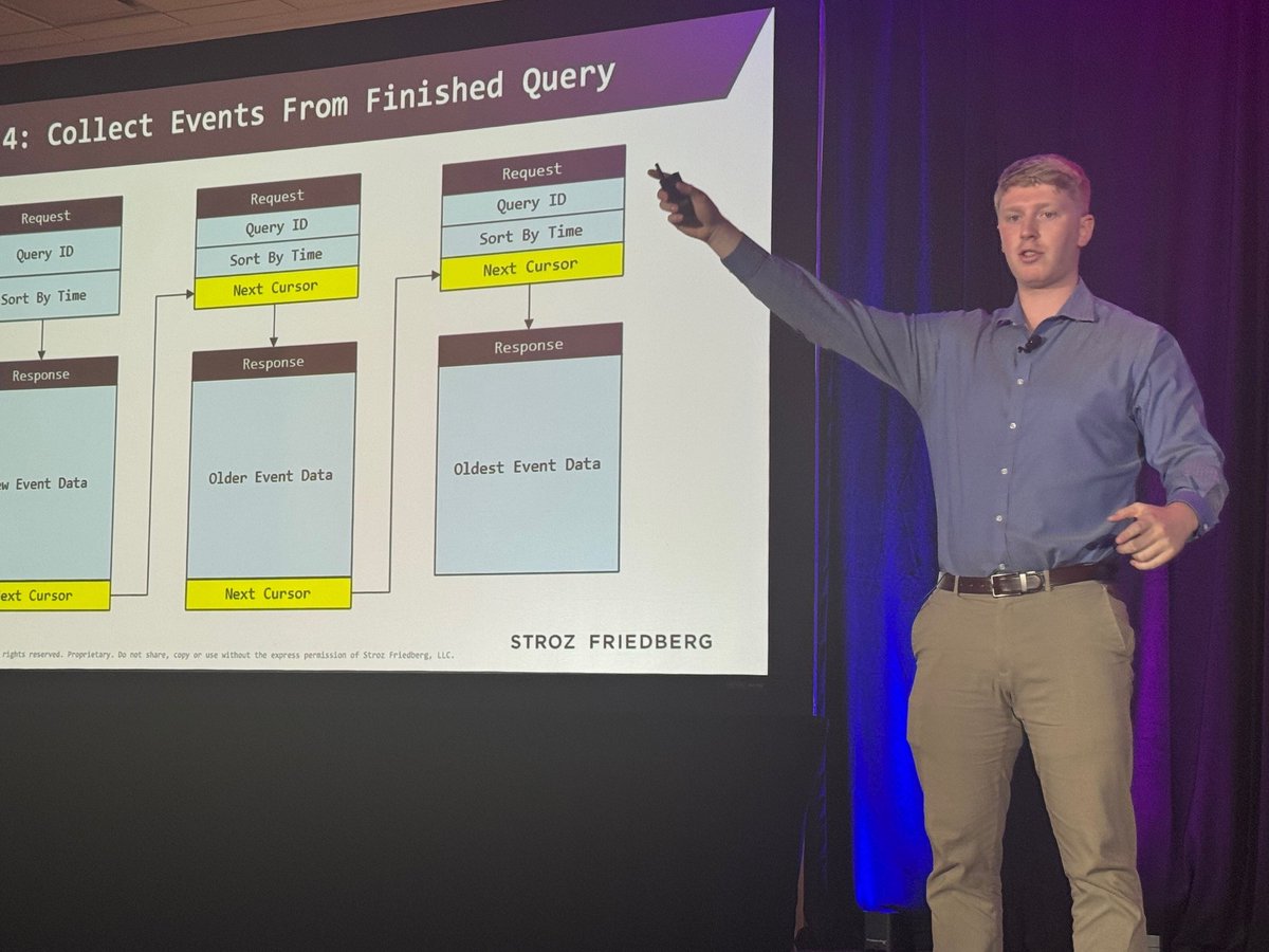 sansforensics's tweet image. Colin Meek, #DFIR Consultant at @strozfriedberg tackles the challenges of forensically sound log extraction at the #DFIRSummit—when UI exports fail, API access becomes critical. #DFIR #LogForensics #APISecurity
Listen to the talks free online
👉sans.org/u/1zv5
