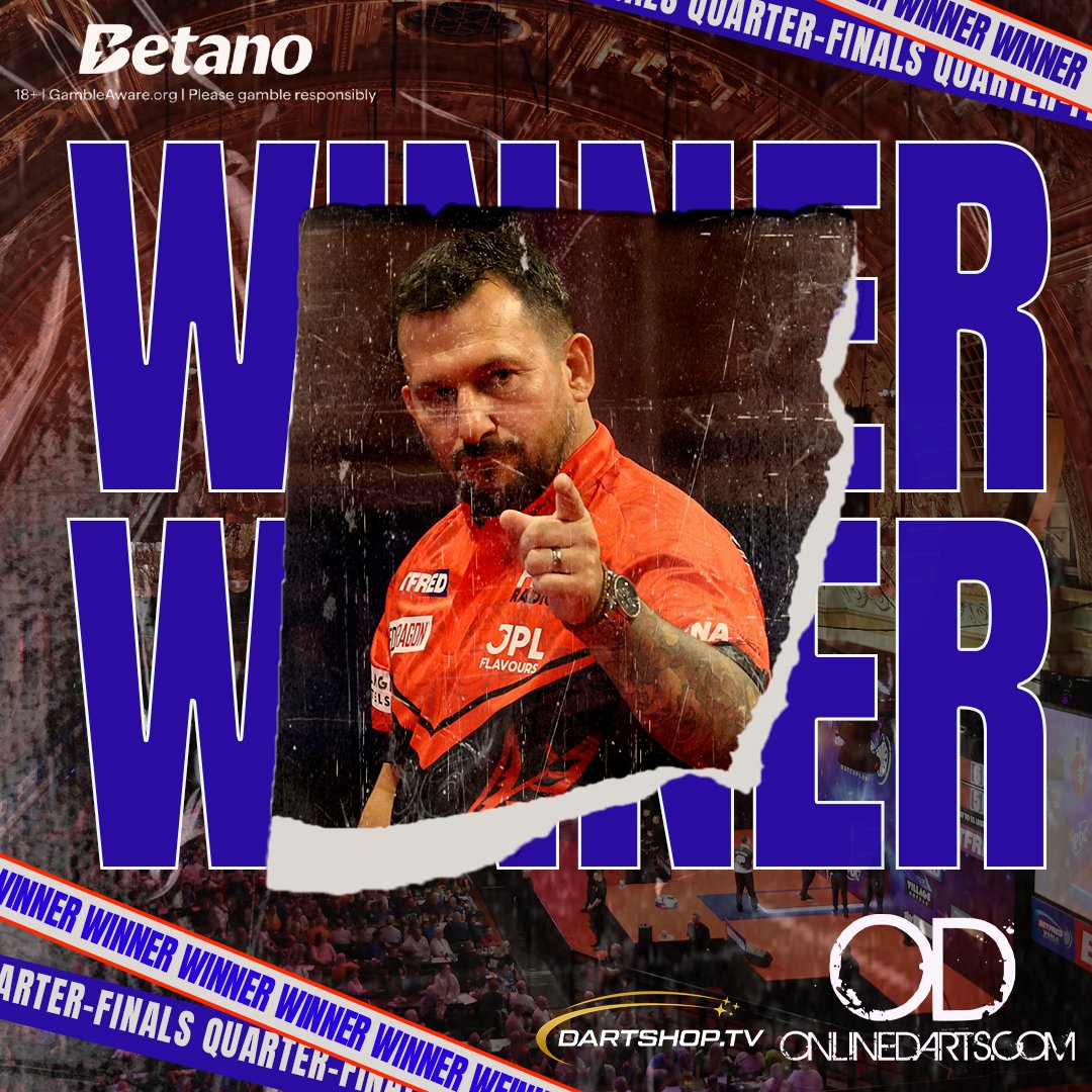 OfficialOLDarts's tweet image. 🎯QUARTER-FINAL RESULT🎯
What a performance! The Ferret was at his brilliant best there against The Bullet. The Welshman books his spot int he Semi-Final where he will play James Wade.
Jonny Clayton 16 - 7 Stephen Bunting