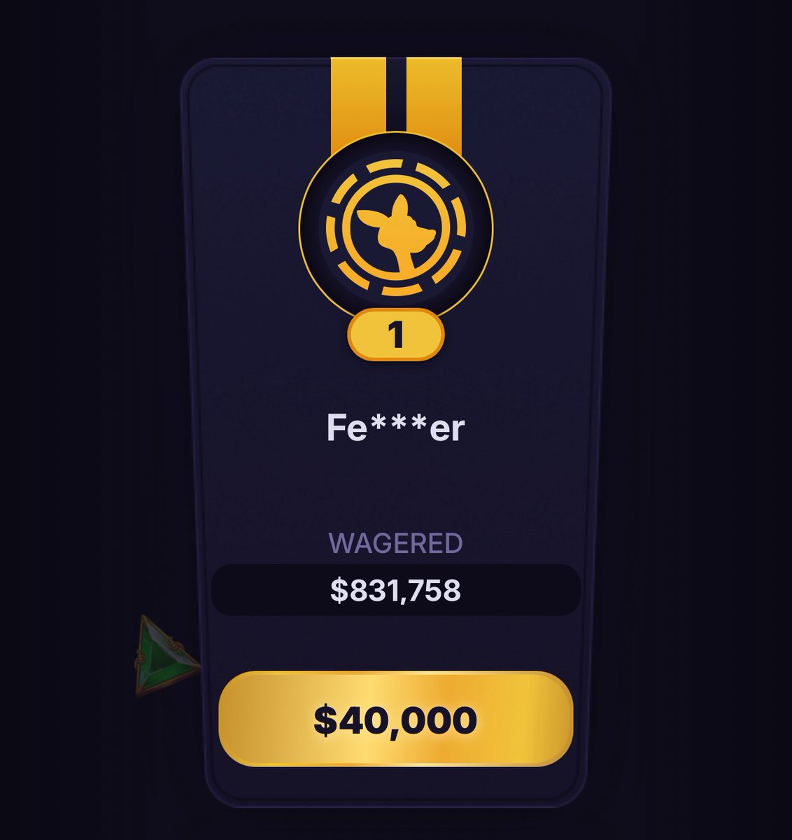 FossyGFX's tweet image. 🗣️ CALLING ALL HIGH-ROLLERS
$80,000 leaderboard ending in 4 days; top spot at ‘only’ $800k wager
Think you’ve got what it takes to bag that $40k top spot? Give it a shot RoobetReloads.com/leaderboard