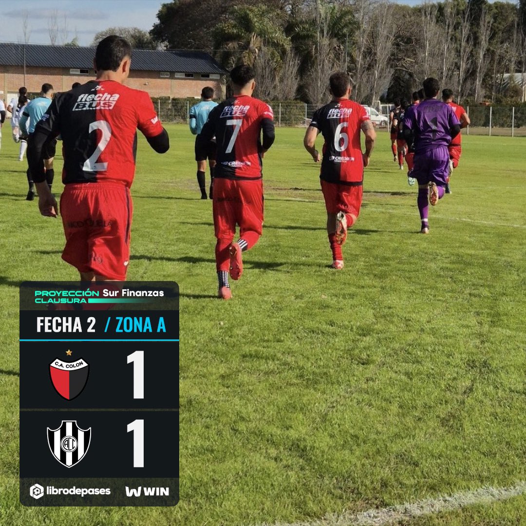 ProyeccionLPF's tweet image. ¡Iguales! 🤝🏼 @ColonOficial no se sacó ventajas frente a @cacc_sde, tras el 1 a 1 final en la #Fecha2 del #TorneoProyección @surfinanzas 🏆