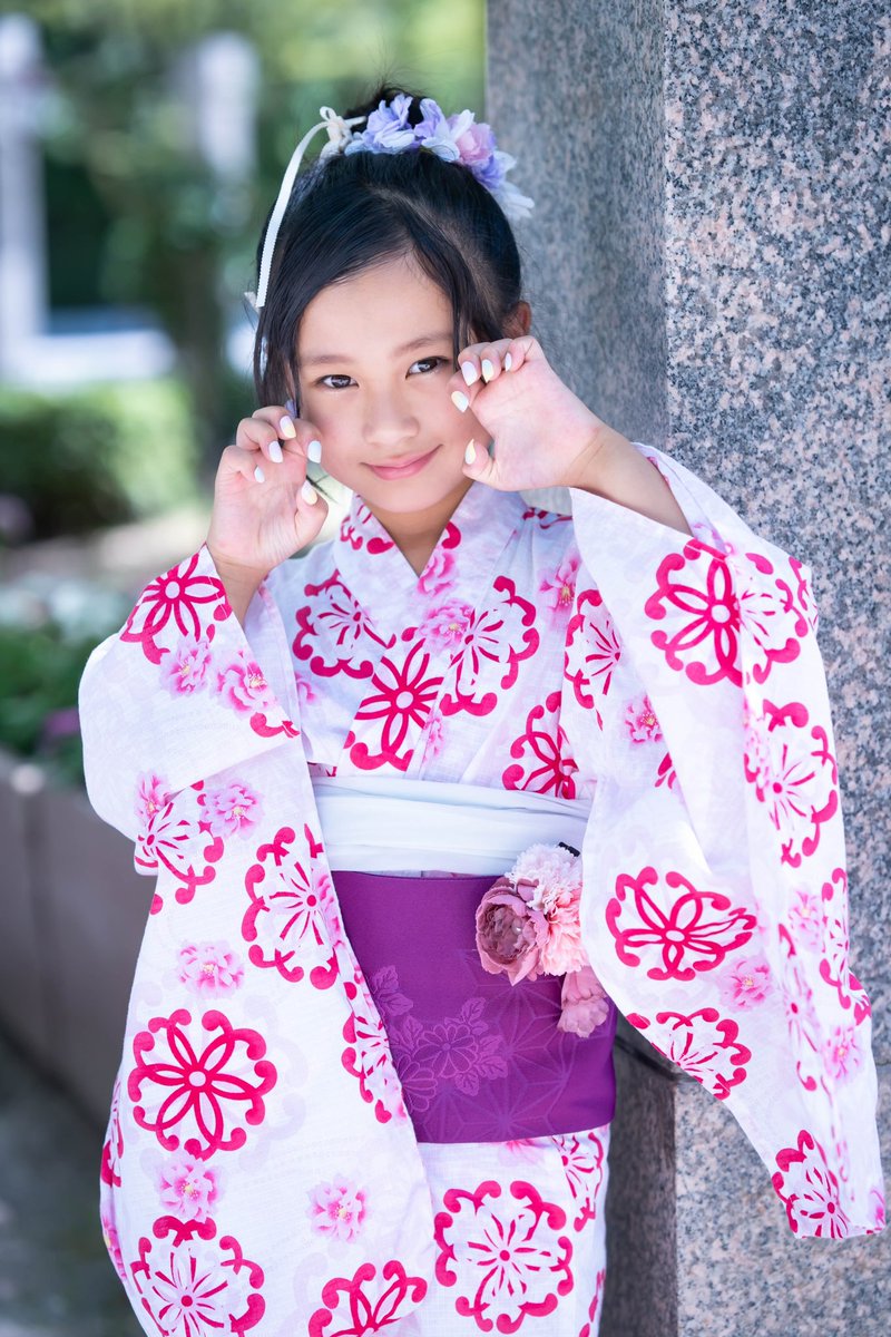 ayaya0333i's tweet image. りこぴん（JS2）浴衣りこぴん☺️ #りこぴん #BISCUIT #topmodelschool @0728rikopin