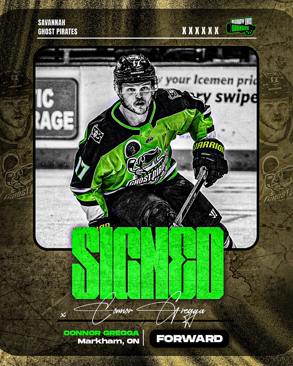 SavGhostPirates's tweet image. The Ghost Pirates have signed forwards Kyle Jeffers and Connor Gregga to ECHL deals for the 2025-26 season! #ReadyTheCannons
➡️ghostpirateshockey.com/news/2025/07/g…