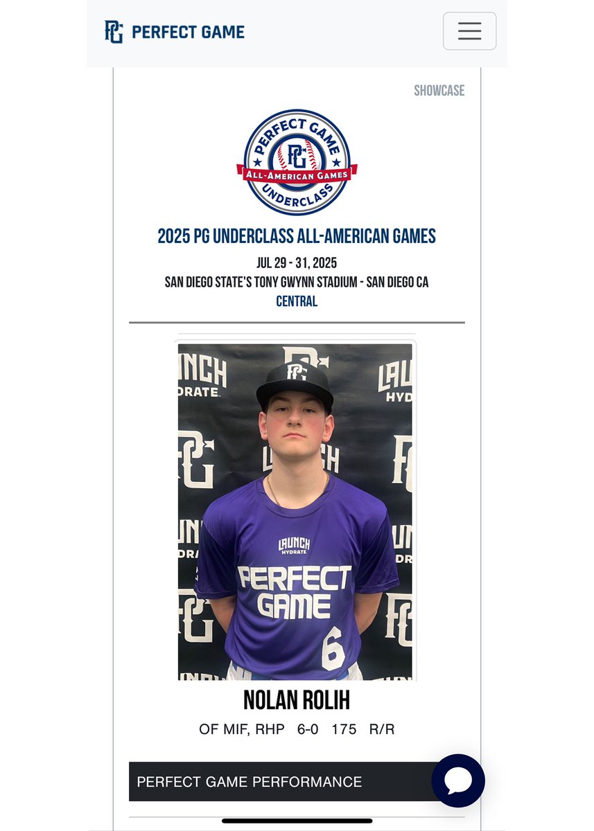 Nolan Rolih (@nolanrolih) on Twitter photo Excited to go down to San Diego later this month to compete at the <a href="/PGShowcases/">PG Showcases</a> Underclass All American Games! <a href="/hittintheLink/">Jon Link</a> <a href="/Coach_Beltran_/">Manny Beltran</a> <a href="/PG_Scouting/">Perfect Game Scout</a> <a href="/PG_WiscMinn/">PG Wisconsin and Minnesota</a> <a href="/Lynx_baseball_/">Lynx Baseball</a> <a href="/AlbeePG/">Michael Albee</a> <a href="/BPonbase/">Blaine Peterson</a> <a href="/JoeyCohenPG/">Joey Cohen🧢</a> <a href="/JoshStraughan1/">Josh Straughan</a> Excited to go down to San Diego later this month to compete at the <a href="/PGShowcases/">PG Showcases</a> Underclass All American Games! <a href="/hittintheLink/">Jon Link</a> <a href="/Coach_Beltran_/">Manny Beltran</a> <a href="/PG_Scouting/">Perfect Game Scout</a> <a href="/PG_WiscMinn/">PG Wisconsin and Minnesota</a> <a href="/Lynx_baseball_/">Lynx Baseball</a> <a href="/AlbeePG/">Michael Albee</a> <a href="/BPonbase/">Blaine Peterson</a> <a href="/JoeyCohenPG/">Joey Cohen🧢</a> <a href="/JoshStraughan1/">Josh Straughan</a>