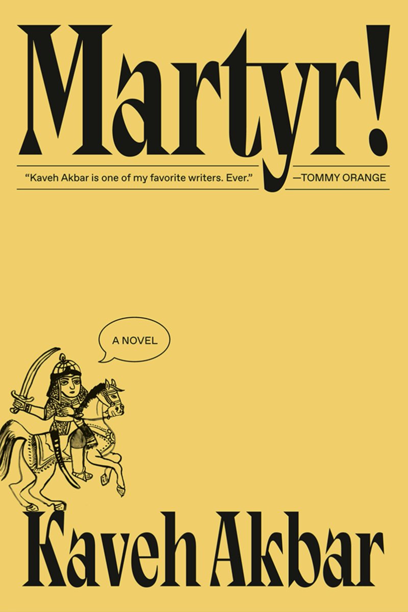 RickBarry44's tweet image. We won't grow old together, Cyrus. But can't you feel this mattering? He could feel it, he realized. He wished he'd said that.
KAVEH AKBAR, Martyr!