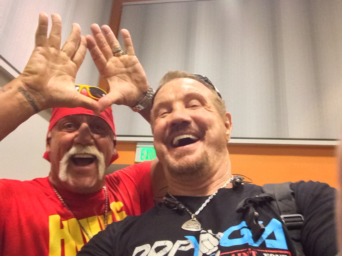 TyentUSA's tweet photo. We love this pic of @hulkhogan / #HulkHogan with our guy @DiamondDallasPage / #diamonddallaspage. Rest in peace Hulk Hogan! You will be missed! 💔 https://t.co/ws2B53y1JR