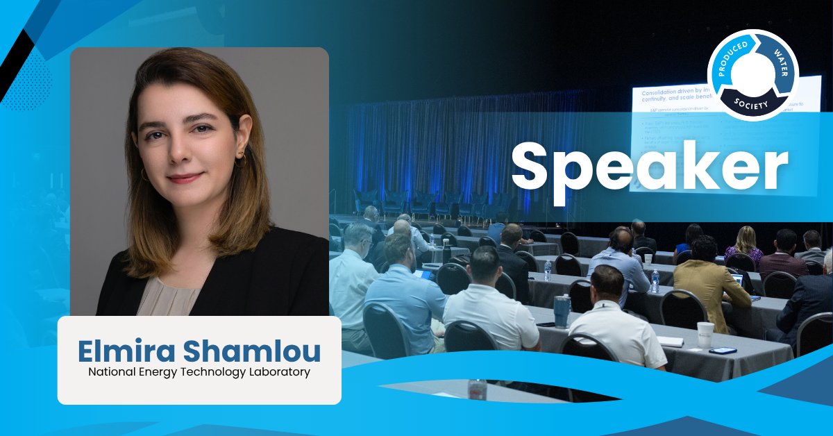 _producedwater's tweet image. 🚨 Speaker Spotlight: @Elmira Shamlou, PhD 🚨

We’re excited to announce that Elmira Shamlou  , will be speaking at the 10th Annual Permian Basin Produced Water Conference &amp;amp; Exhibition

🔗 Registration: event.fourwaves.com/pwsmidland2025…