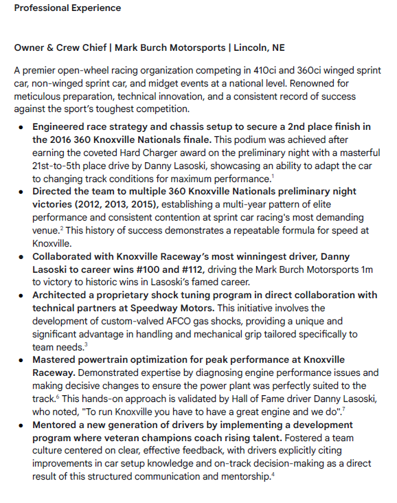 mbmotorspt's tweet image. Have 🔧, and I will be available for @knoxvilleraces August 6-9.
Due to work and travel conflicts this year, I will not be fielding the #1m.
However, I can bring value to most any team competing in the 410 @KnoxvilleNats and am currently 'for hire' as a consultant.…