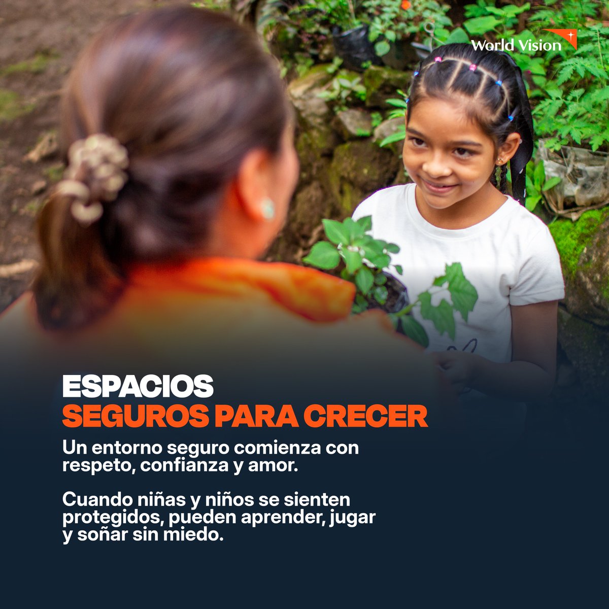 La infancia florece donde hay seguridad 🌱👶

Cuando protegemos a la niñez, abrimos camino a un futuro lleno de aprendizaje, amor y esperanza. 💛

¡Construyamos juntos espacios seguros para crecer!

#EspaciosSeguros #WorldVisionSV #InfanciaConAmor
