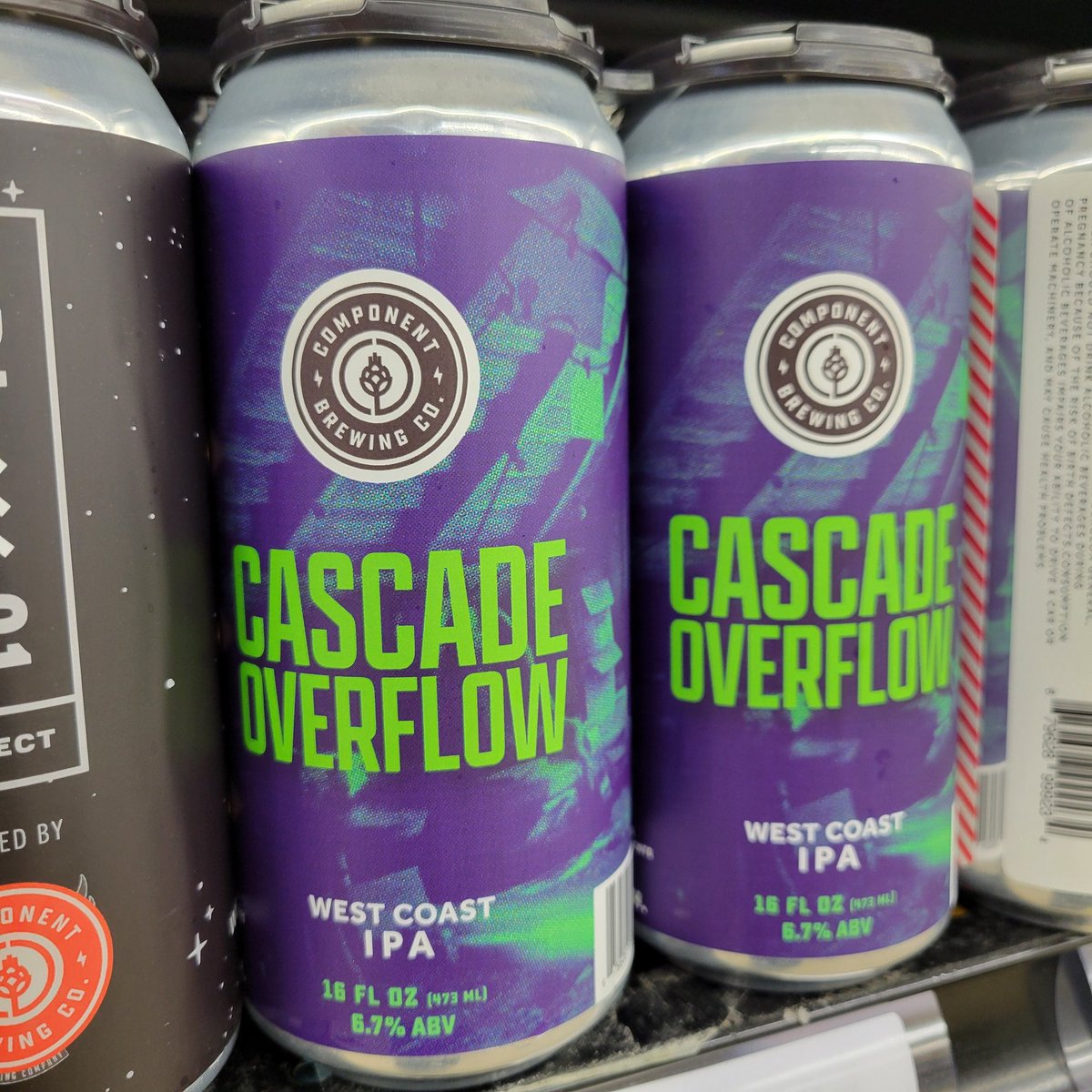 Fresh <a href="/ComponentBeer/">Component Brewing Company</a> Cascade Overflow! #craftbeer #freshies