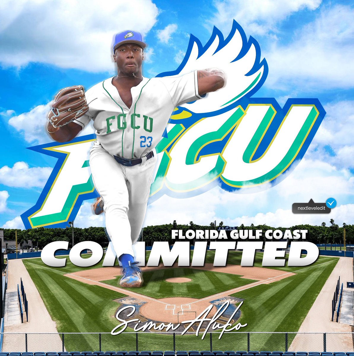 AlukoSimon's tweet image. BLESSED AND EXCITED FOR THIS OPPORTUNITY
#wingsup🤙🏿🦅🌴
@FGCU_Baseball