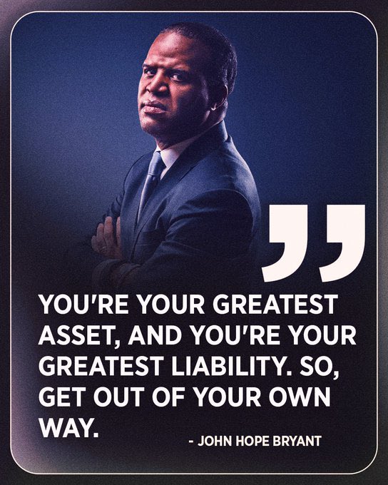 itsthewealth4me's tweet photo. One person actually worth listening to @johnhopebryant https://t.co/2xnrv5y3Wa