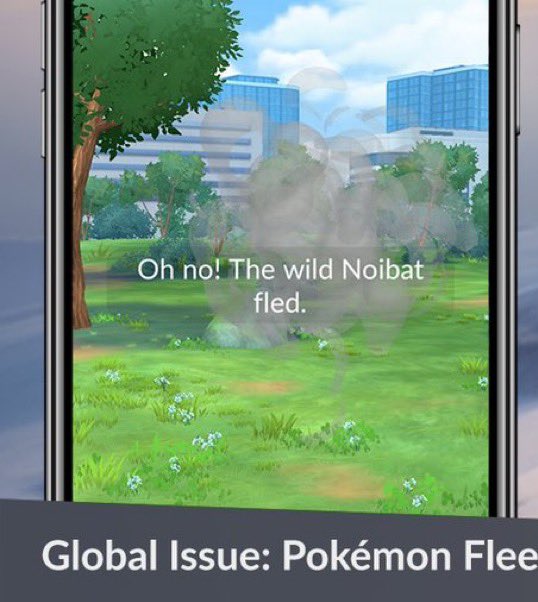 Qshinys's tweet image. YOOO I thought I got shadow banned FR 🤣🤣🤣
Nahhh it’s just a server side problem where all wild Pokémon are fleeing.
Fix should be coming sooooon.
Till then don’t waste your resources.
#PokemonGo #PokemonGoApp