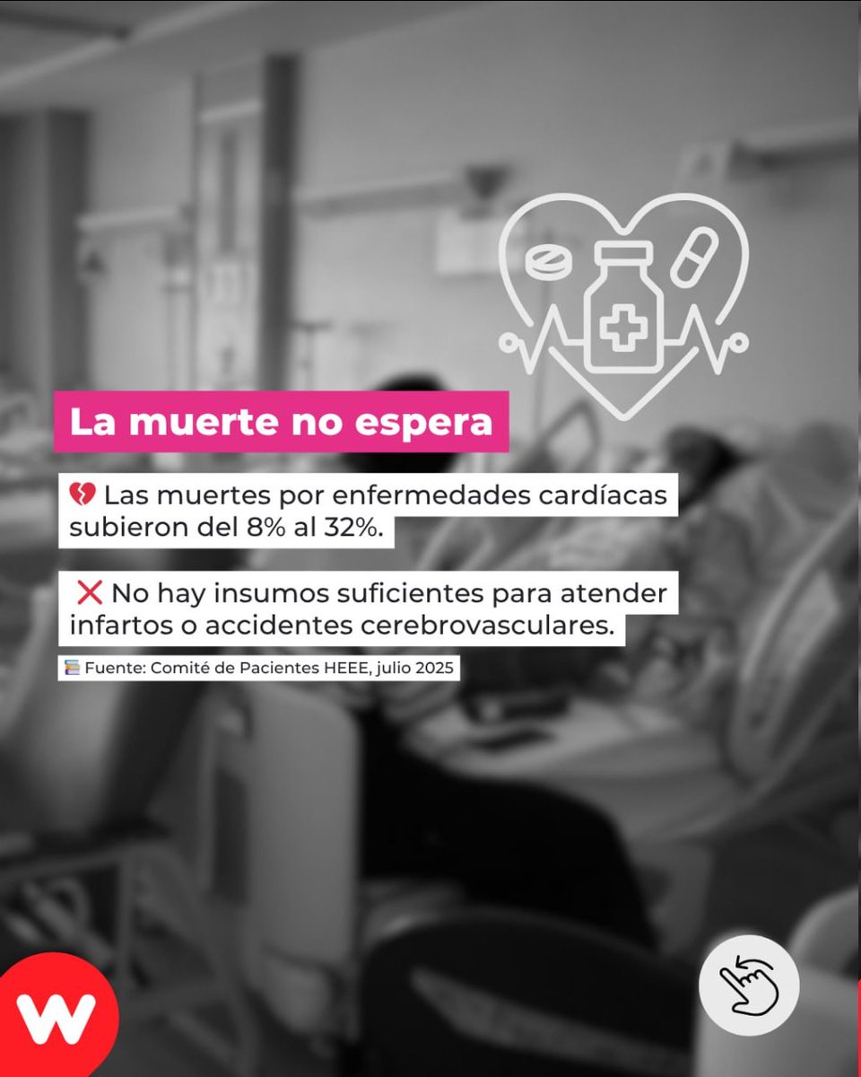 2/3
Medicinas  agotadas, cirugías suspendidas, comida sin proteínas y personal médico  reuniendo dinero para atender a pacientes 🧠💔🍽

La situación del Eugenio Espejo y de otros hospitales de #Ecuador no es una emergencia “pasajera”, es el reflejo de una crisis estructural en