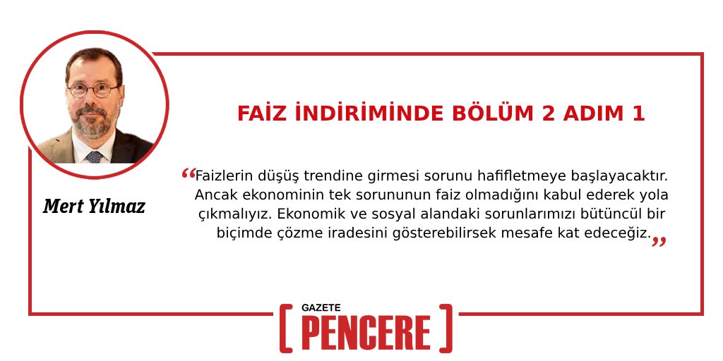Gazete Pencere (@gazetepencere) on Twitter photo FAİZ İNDİRİMİNDE BÖLÜM 2 ADIM 1
Mert Yılmaz, Gazete Pencere için yazdı
<a href="/bmylz/">Mert Yilmaz</a>
gazetepencere.com/yazarlar/faiz-… FAİZ İNDİRİMİNDE BÖLÜM 2 ADIM 1
Mert Yılmaz, Gazete Pencere için yazdı
<a href="/bmylz/">Mert Yilmaz</a>
gazetepencere.com/yazarlar/faiz-…