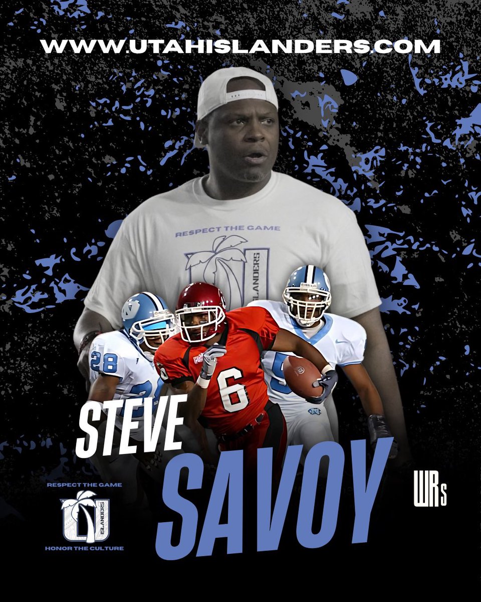 We’re proud to add Steve Savoy to our coaching staff as our Wide Receivers Coach.

A former star wideout at the University of Utah, Steve played a key role on the historic 2004 Fiesta Bowl team under Coach Urban Meyer. That season, he led the team in receptions, racked up over