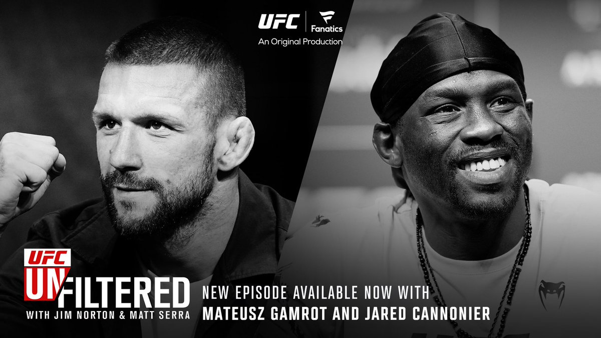 UfcUnfiltered's tweet image. It’s a loaded Wednesday on UFC Unfiltered as Jim and Matt welcome @gamer_mma to the show.
Then, Jared Cannonier previews his August 16th bout with Michael “Venom” Page.
The guys finish with fight picks for Saturday’s Fight Night in Abu Dhabi.
🎧: apple.co/2HvJwtV