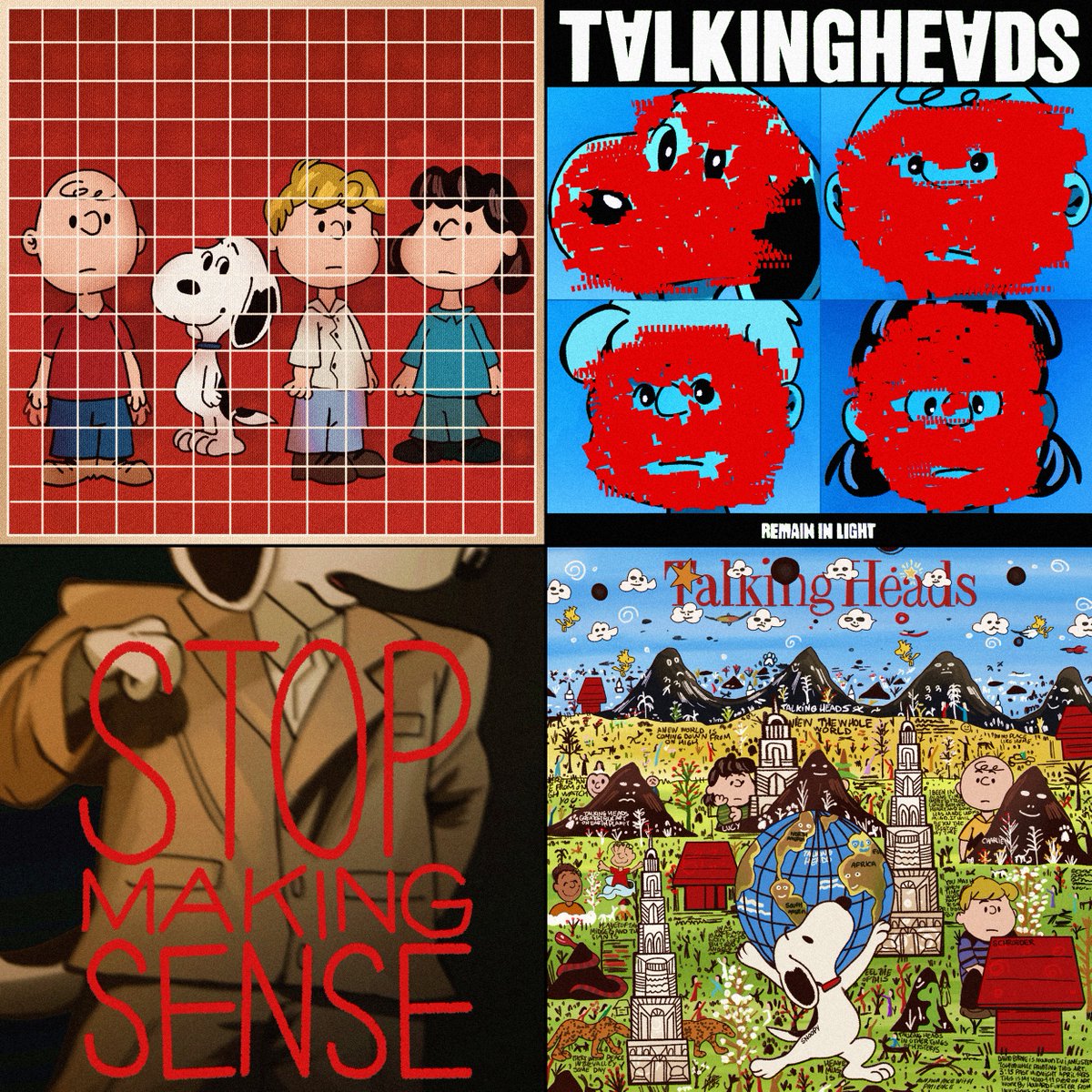 my peanuts version of talking heads albums so far