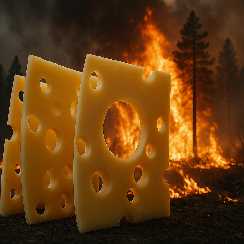 Theodoulos123's tweet image. Το μοντέλο «Swiss Cheese» του James Reason και η καταστροφική πυρκαγιά στην ορεινή Λεμεσό
1️⃣ | Ποιος είναι ο James Reason;
Βρετανός ψυχολόγος για θέματα ασφάλειας, εισήγαγε το 1990 το μοντέλο «Swiss Cheese», έναν αναλυτικό τρόπο κατανόησης τού γιατί σοβαρά δυστυχήματα δεν…
