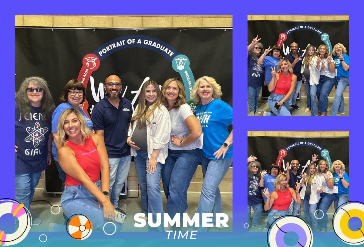Way to shine Falcons at the BCSD Summer PD!
