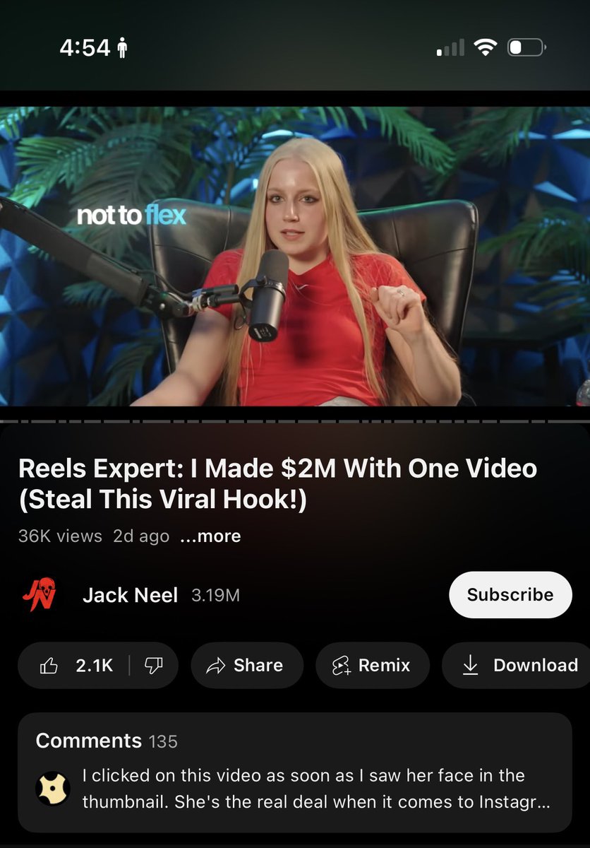 viamexx's tweet photo. If y’all want REAL game on short form content 

watch this podcast by @jackneel👇 https://t.co/6VVvi2Th6h