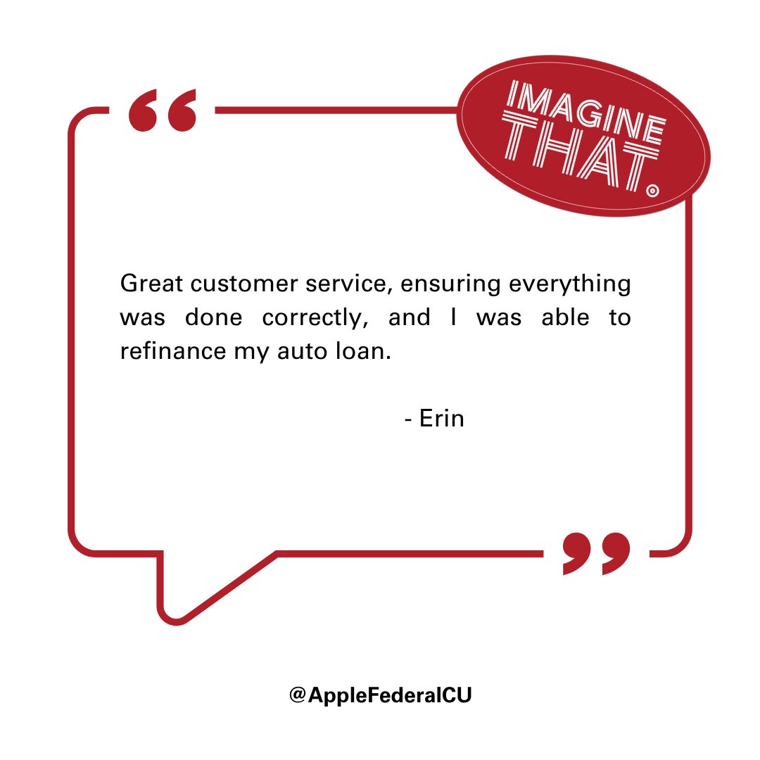 AppleFederalCU's tweet image. 🌟🌟🌟🌟🌟
Shout-out to our amazing team and members who make reviews like this possible!
#fivestarreview #credituniondifference #memberfirstculture