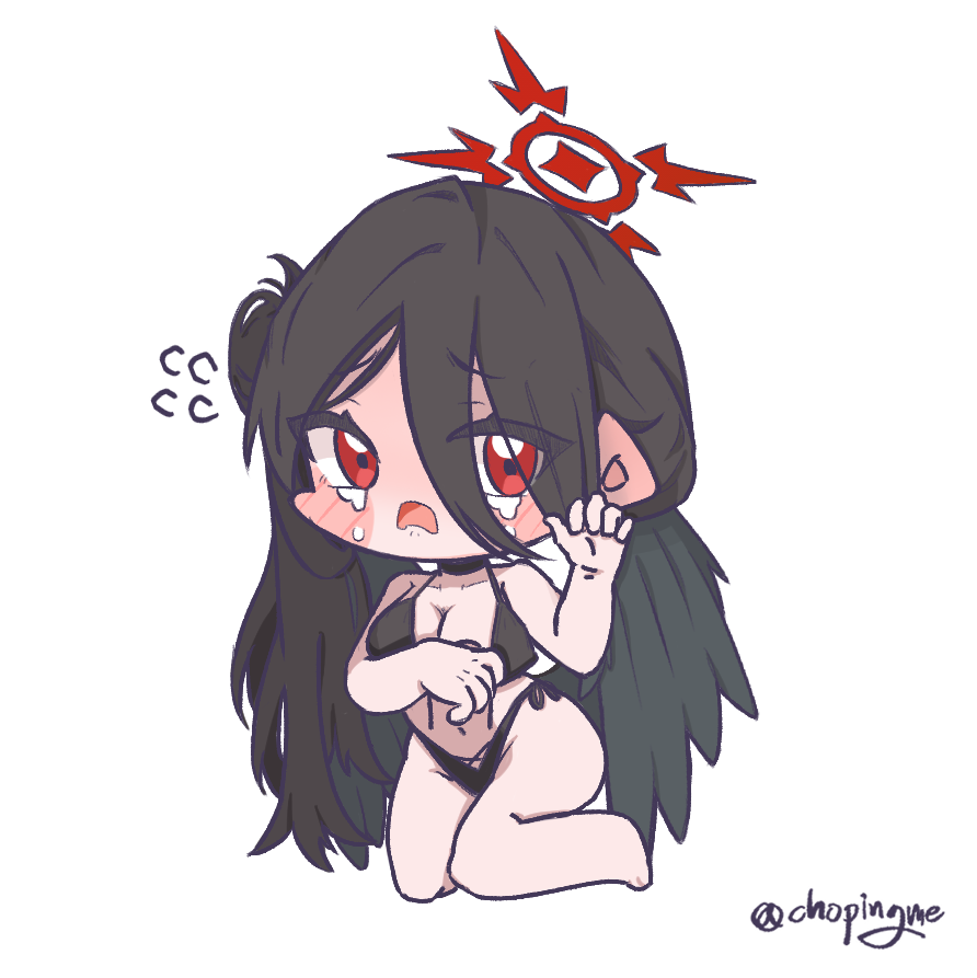 chopingme's tweet image. #BlueArchive #ブルーアーカイブ一 #ブルアカ #羽川ハスミ #ハスミ #Hasumi