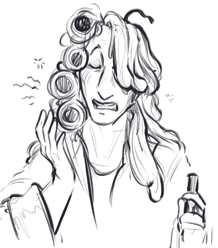 CosmoKrills's tweet image. I like to think everyone eventually knows about Jon so he doesn&apos;t have to dress up like an 18th century aristocrat anymore, but he still likes to curl his wax hair every morning because he&apos;s a pretty boy

#DateEverything #DateEverythingGame