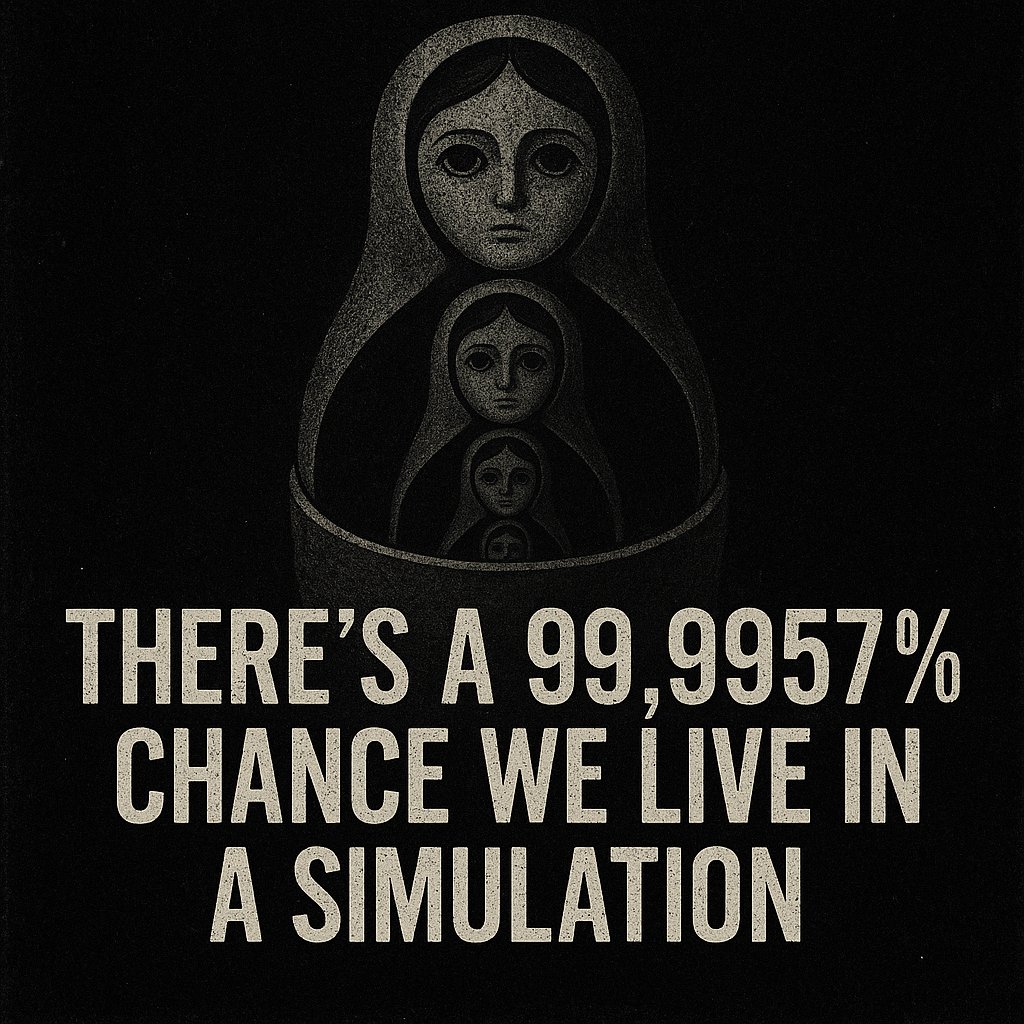 If you asked me what the most mind bending, realization I've ever run the numbers on is this: the chance that we’re living in base reality is almost nonexistent. I recently asked ChatGPT to calculate this based on probability math, nothing woo,and what came back wasn’t just