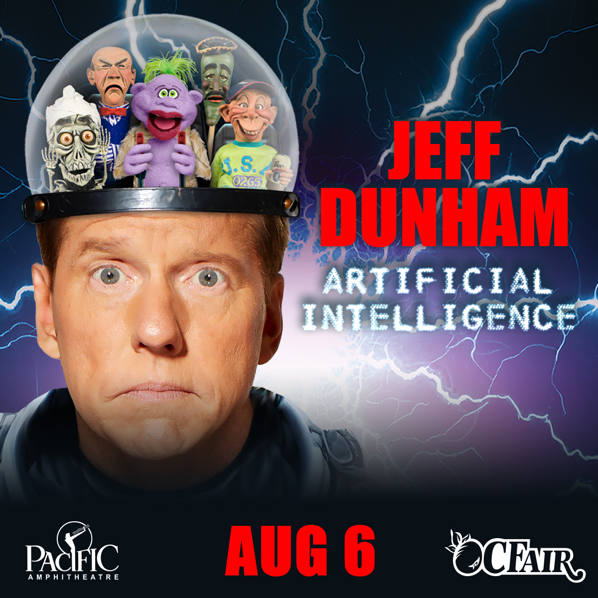 Jeff Dunham returns to Pacific Amphitheatre at the OC Fair on August 6th. Tickets are on sale now at PacAmp.com. All concert tickets include admission to the OC Fair! Part of the Toyota Summer Concert Series at the OC Fair.