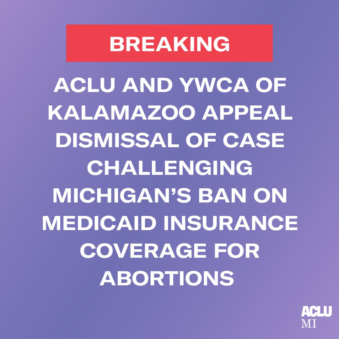 ACLUofMichigan's tweet image. Read the full appeal here:
aclumich.org/sites/default/…