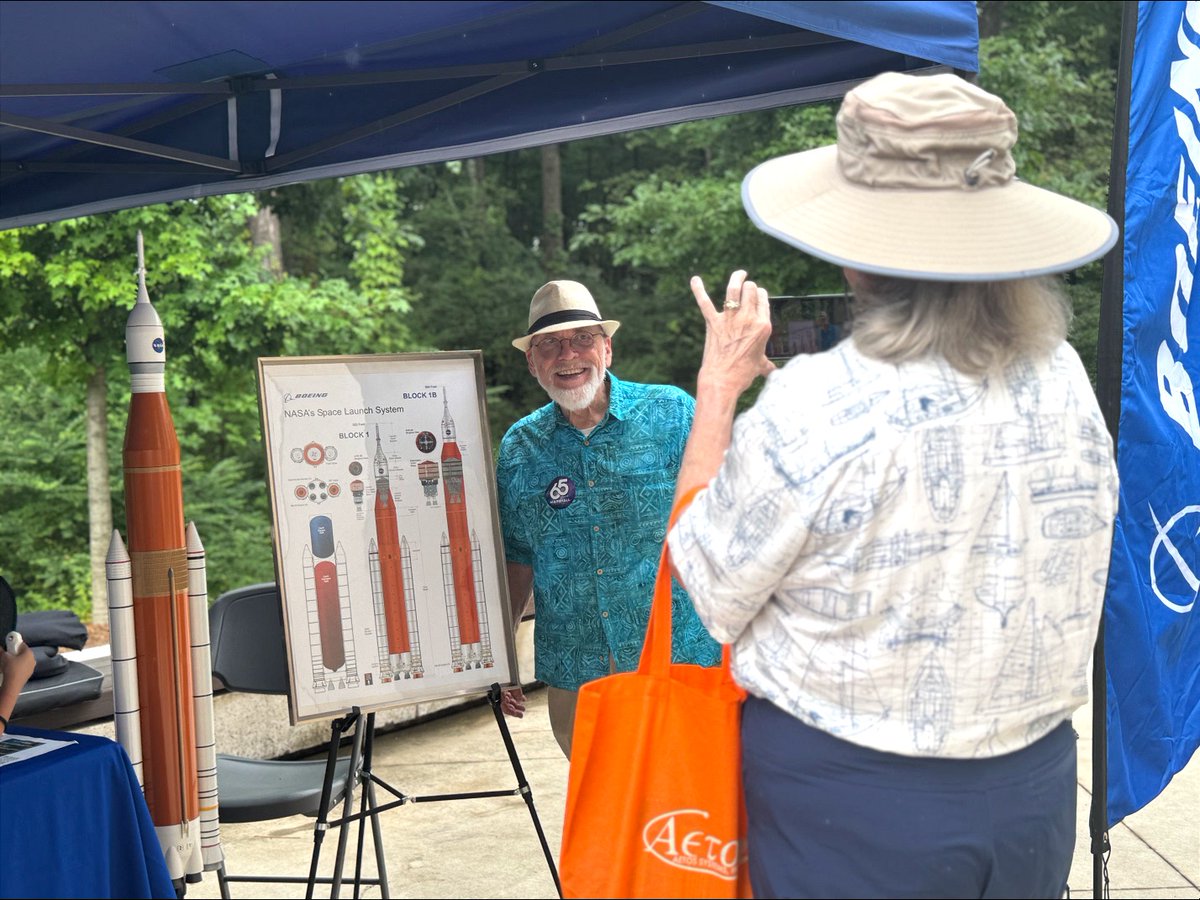 NASA_Marshall's tweet image. Celebrating another trip around the Sun! 🎂
On July 19, we celebrated our 65th with our #NASAMarshall team members, families, partners, and “Rocket City” residents.
Read about our 65-year legacy at go.nasa.gov/45ksVGP